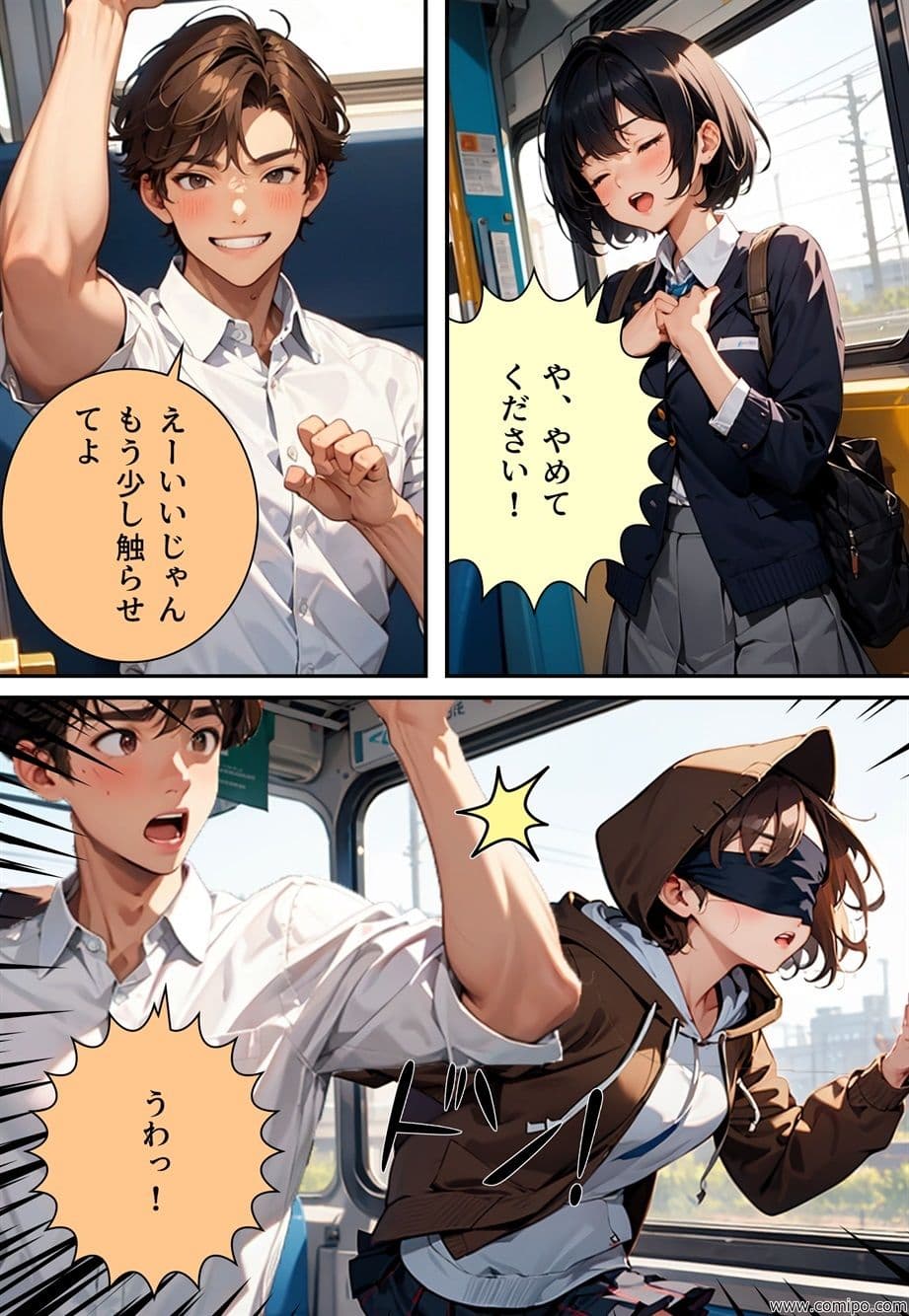 真・正義戦士ジャスティス・ボーイ 完全版 第3巻 「怪人・カモシカ娘とJK制服」 サンプル画像 7