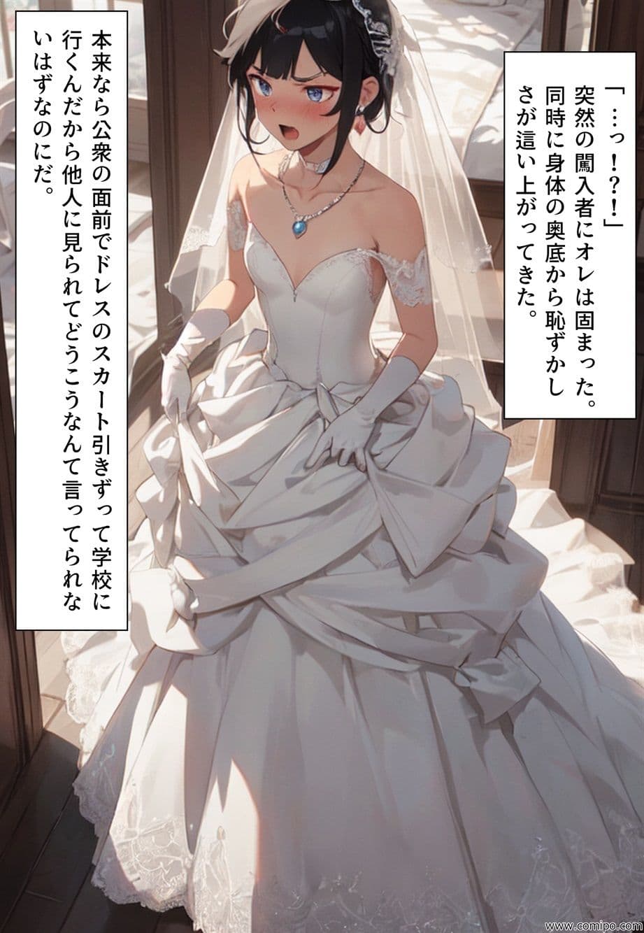 もしもの精 男子の制服が女子の制服に置き換わった女装世界 サンプル画像 9