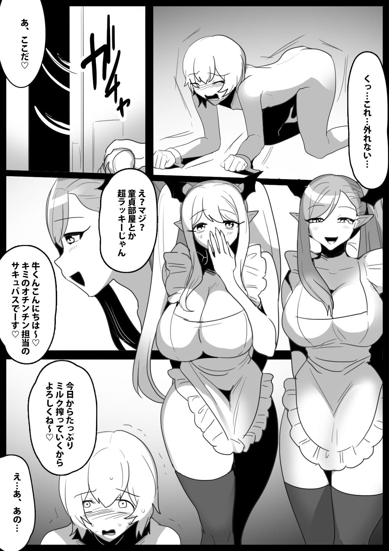 女性に危害を加えるとサキュバス牧場に送られる法案が成立してしまったお話 サンプル画像 6