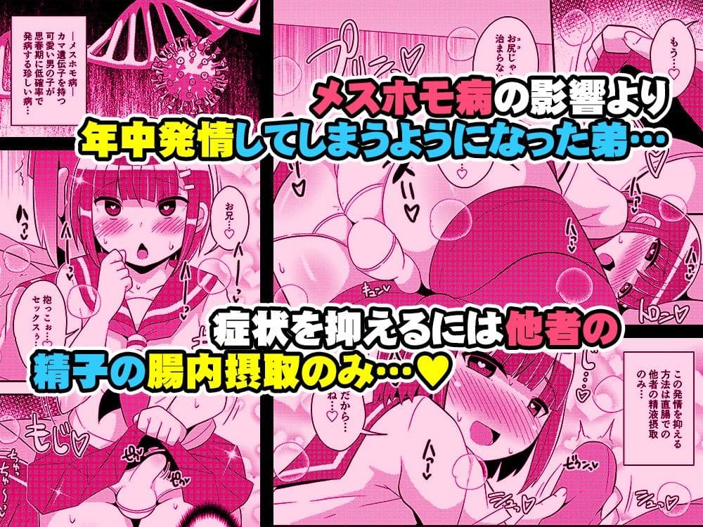 発情弟（オカマ）の性処理係 サンプル画像 1