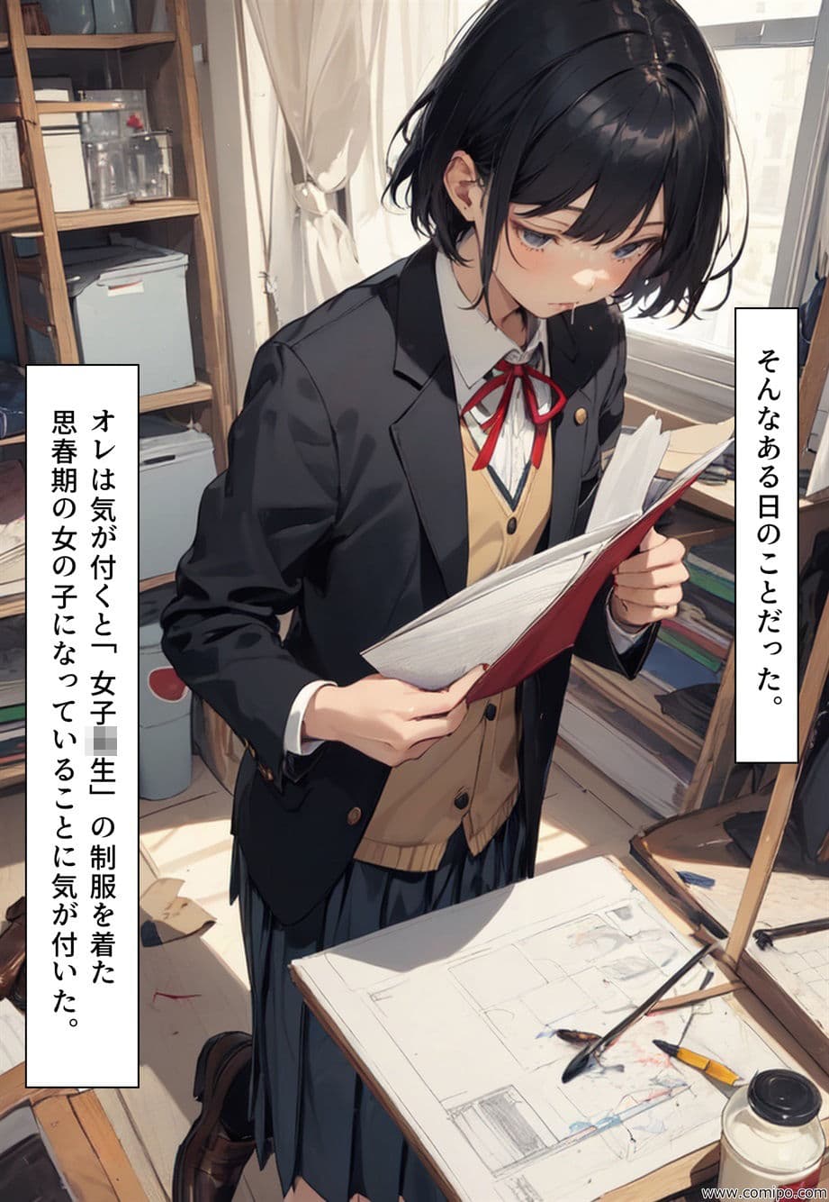 あこがれの先生 強●女体化＆女装の日々 サンプル画像 8