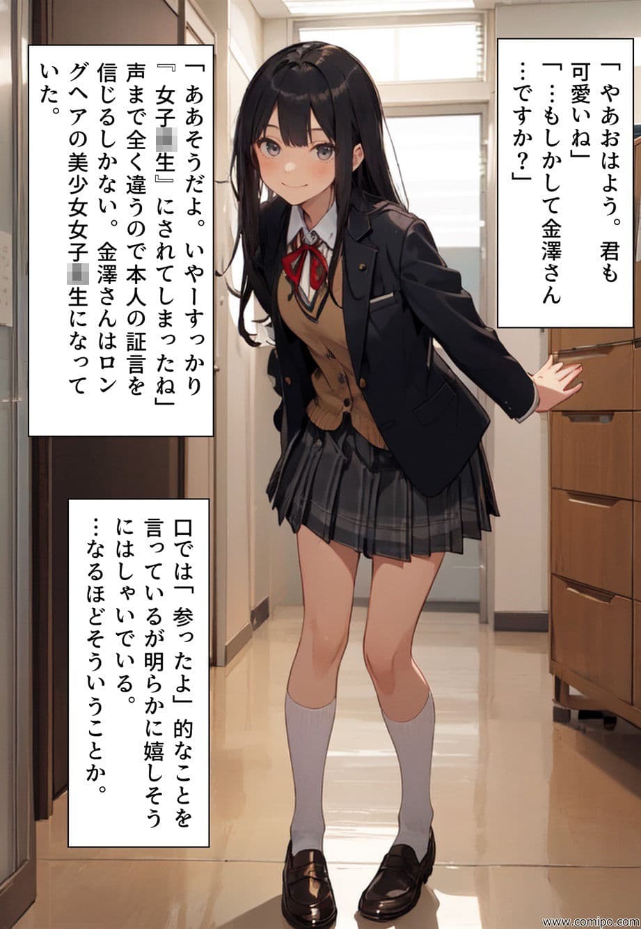 あこがれの先生 強●女体化＆女装の日々 サンプル画像 9