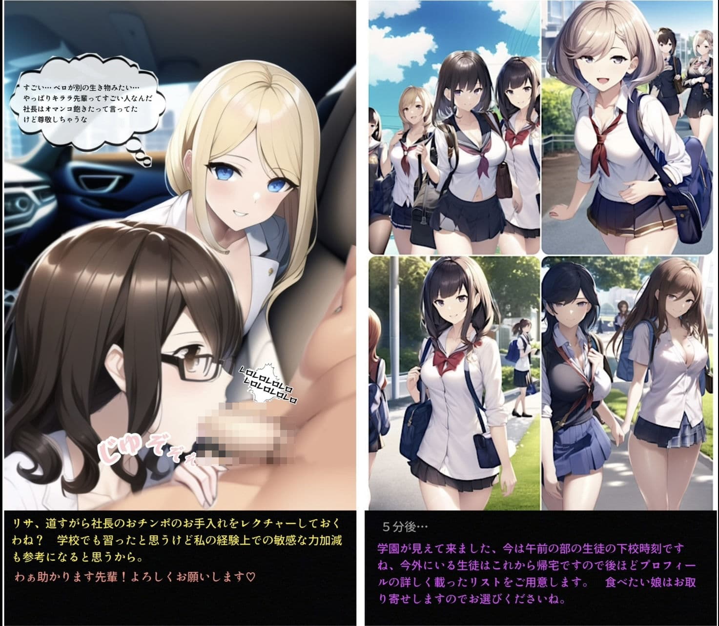 テンプレチート能力で世界を支配した男の後日談 学園編 サンプル画像 2