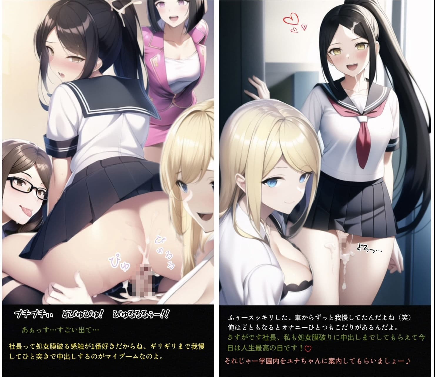 テンプレチート能力で世界を支配した男の後日談 学園編 サンプル画像 8