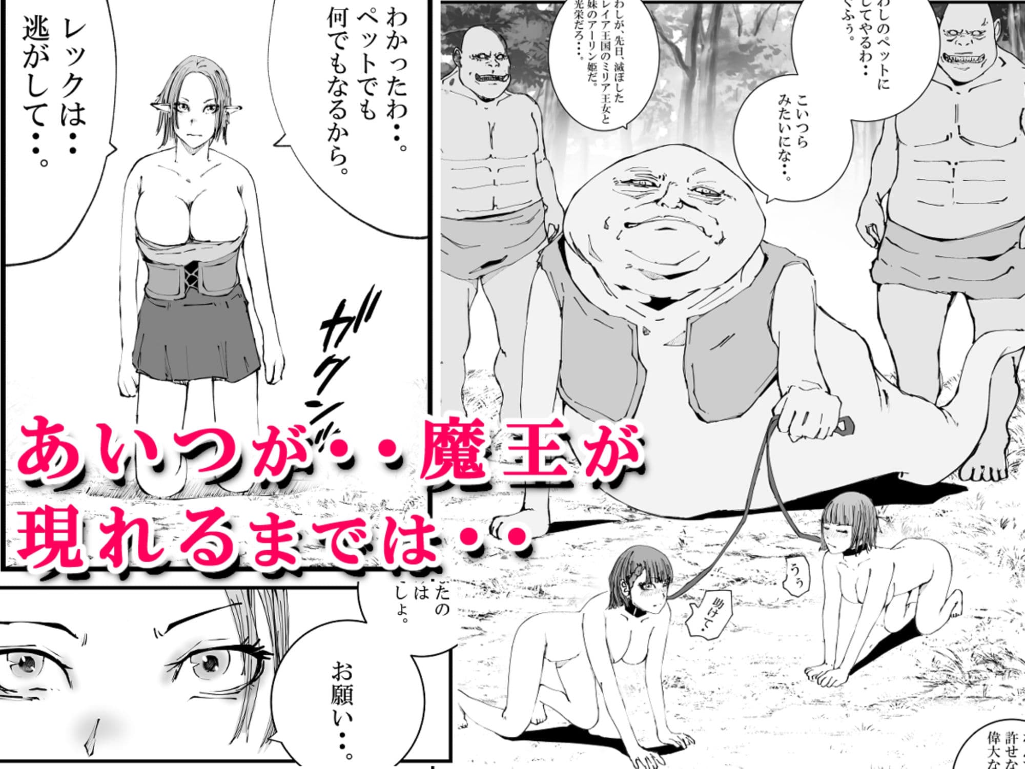 エルフのママが、魔王にペット調教された。 サンプル画像 4