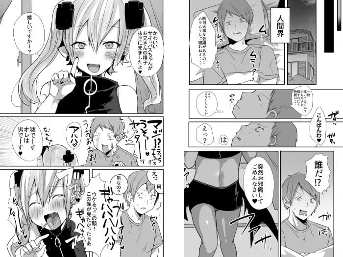 男だよバーカ！する女装サキュバス サンプル画像 3