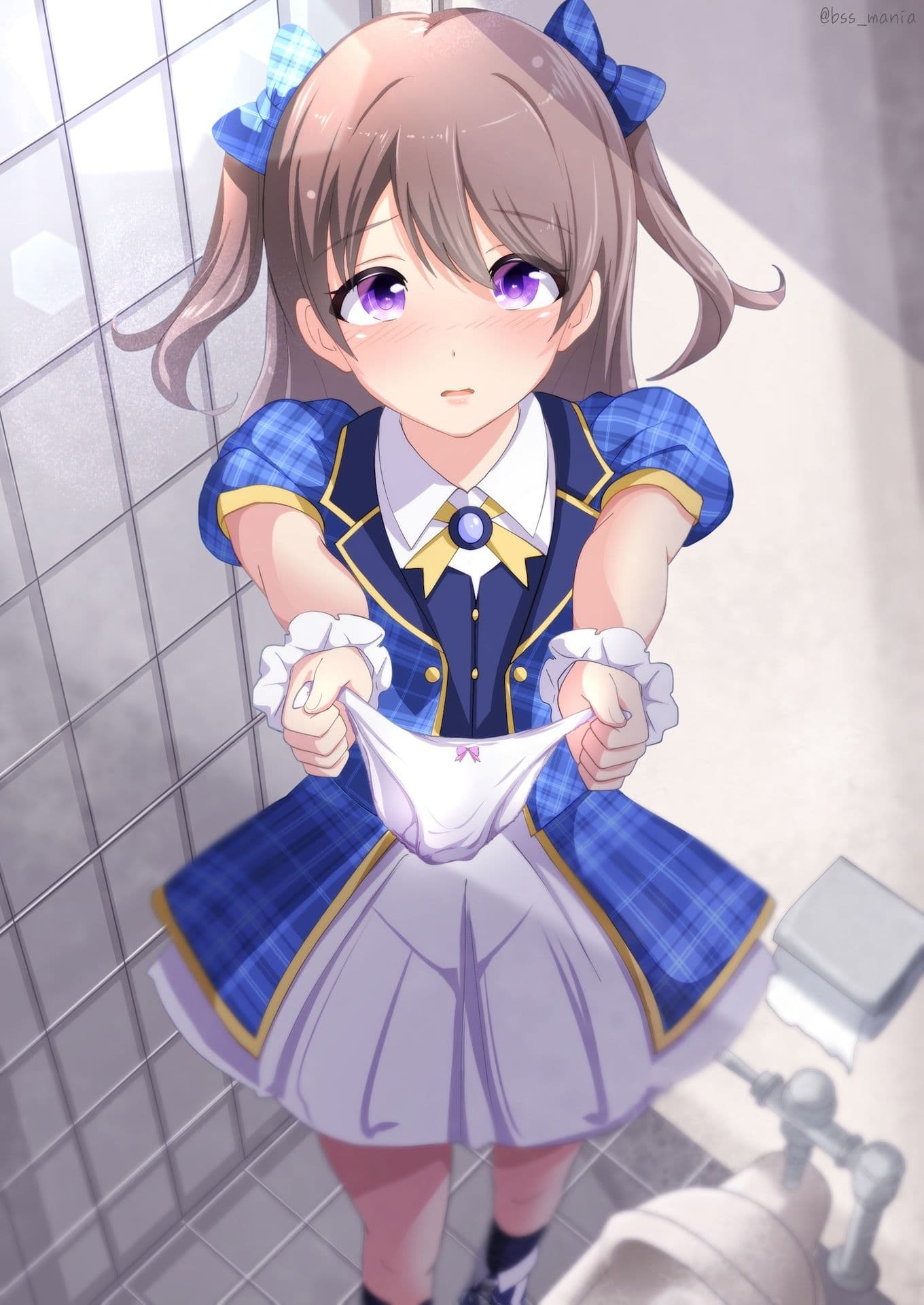 嫌がる女の子にパンツを渡してもらう サンプル画像 2