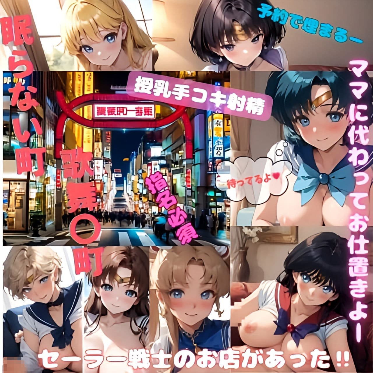 授乳戦士手コキームーン ママに代わってお仕置きよ コミック編 サンプル画像 1