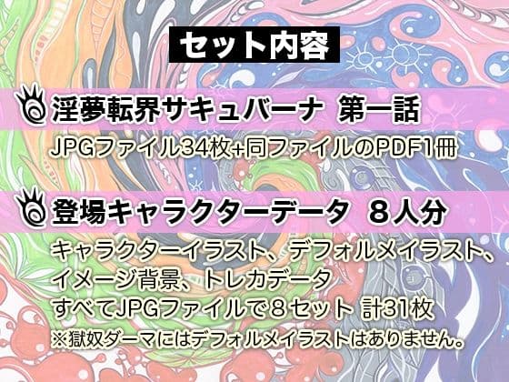 ■淫夢転界サキュバーナ■第一話■トレカ資料イラストおまけ付き■サガノヘルマー■ サンプル画像 4