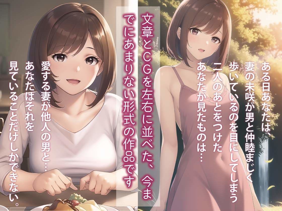 ネトラレ妻・未咲〜愛する妻は、彼女の会社の上司に寝取られていた（CGノベル/NTR） サンプル画像 1