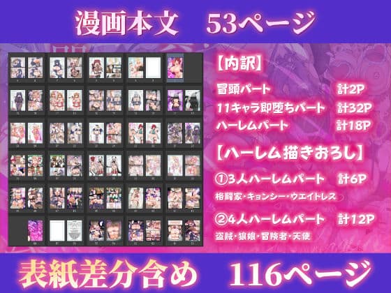 即堕ちボタンでわからせハーレム〜異世界おまん娘inザコまん〜 サンプル画像 9