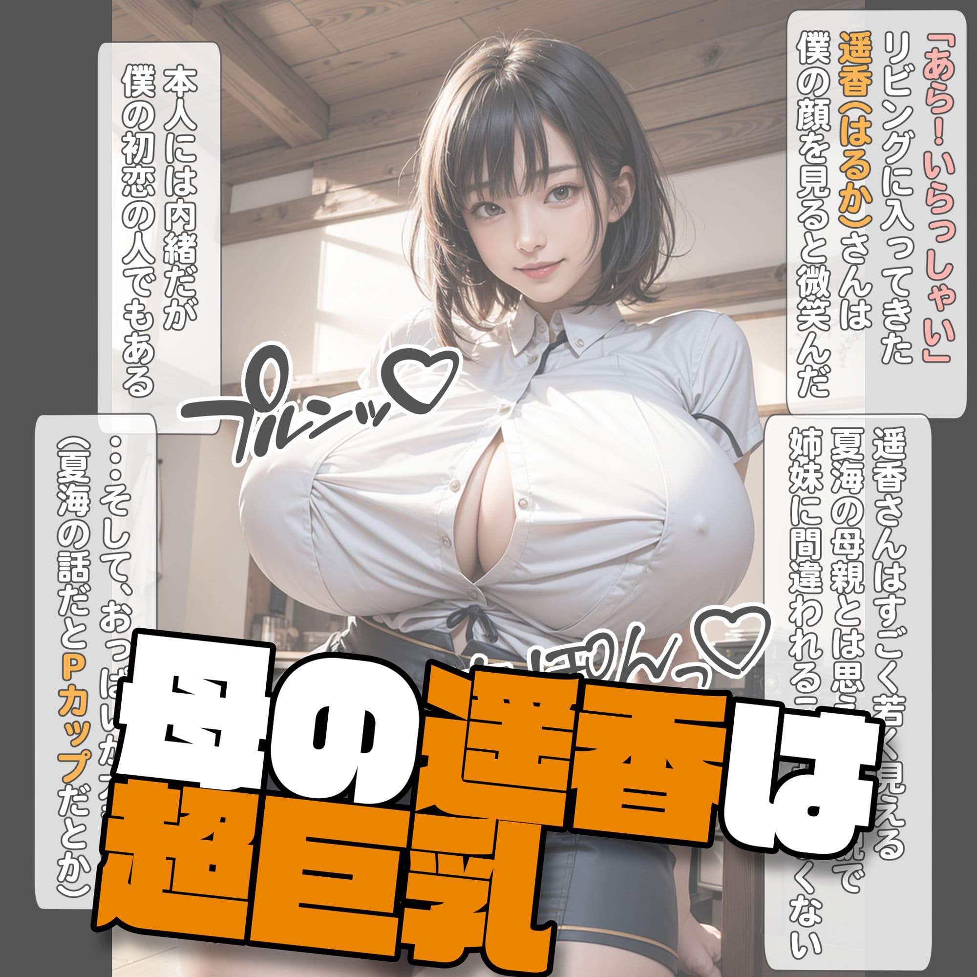 πバース・貧乳幼馴染の巨乳母 サンプル画像 4