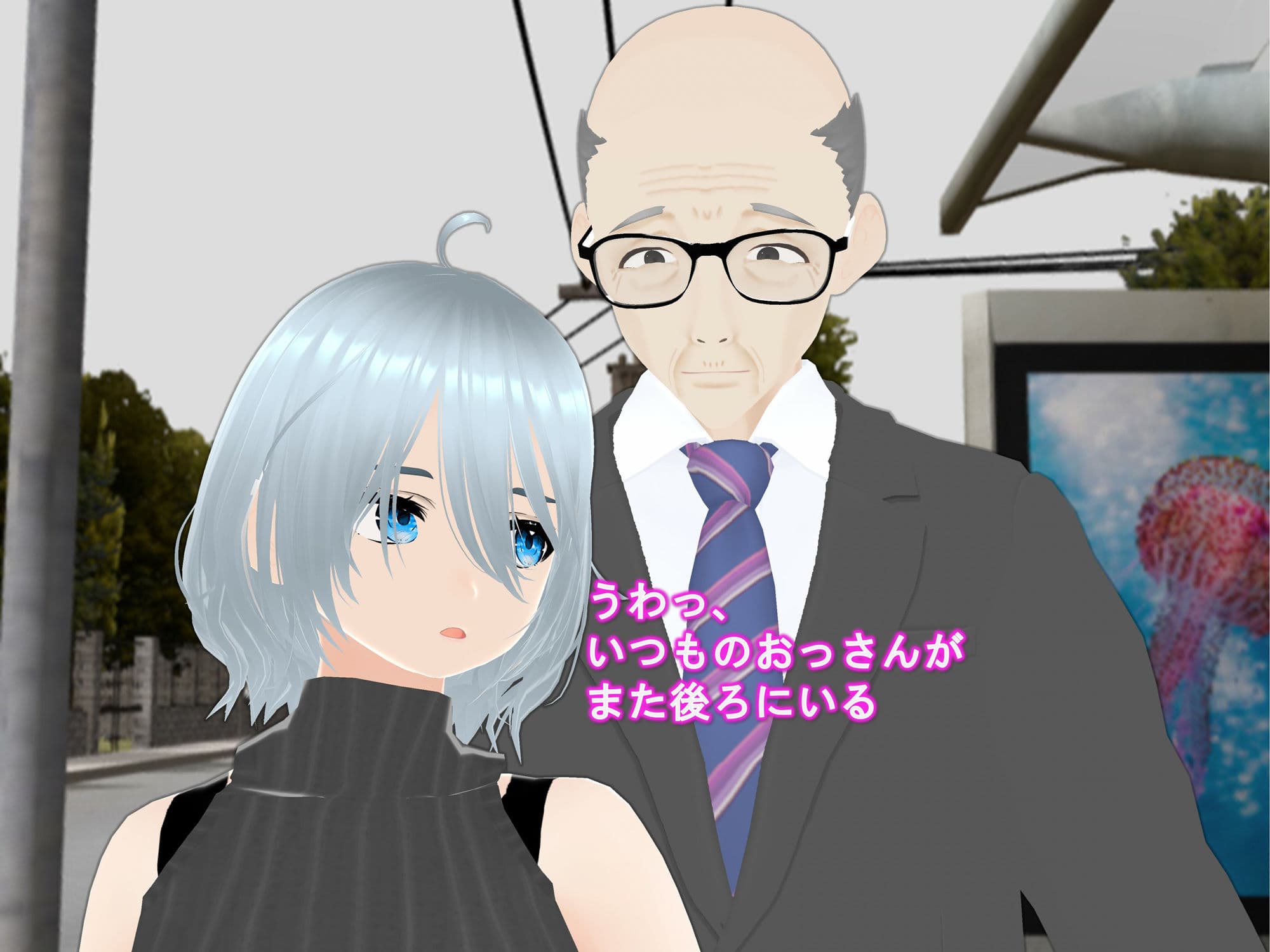 女子だけ成長 男子を追い抜く 成長音〜バス停編〜 サンプル画像 6