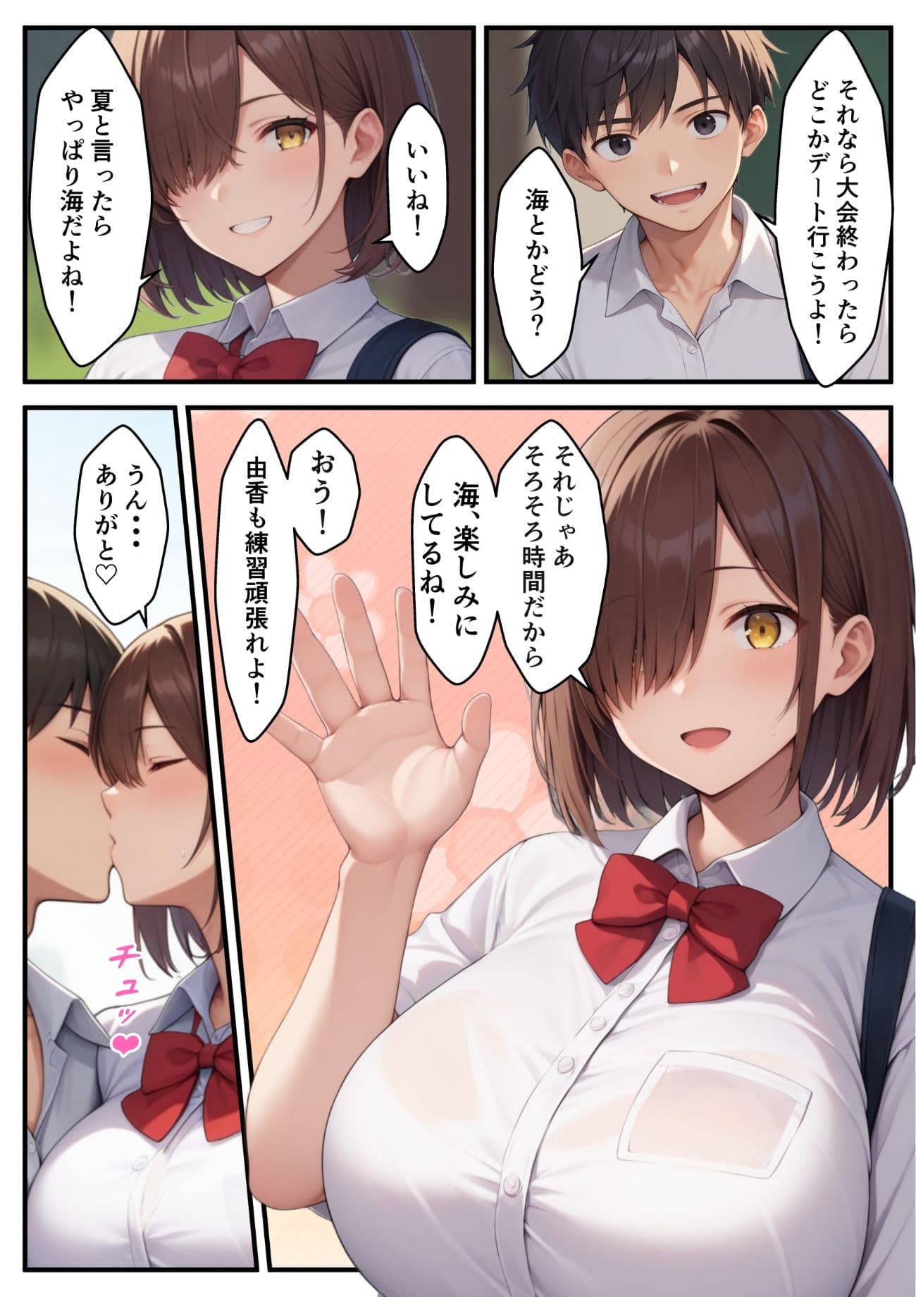 幼馴染のバスケ女子が寝取られる話 サンプル画像 4