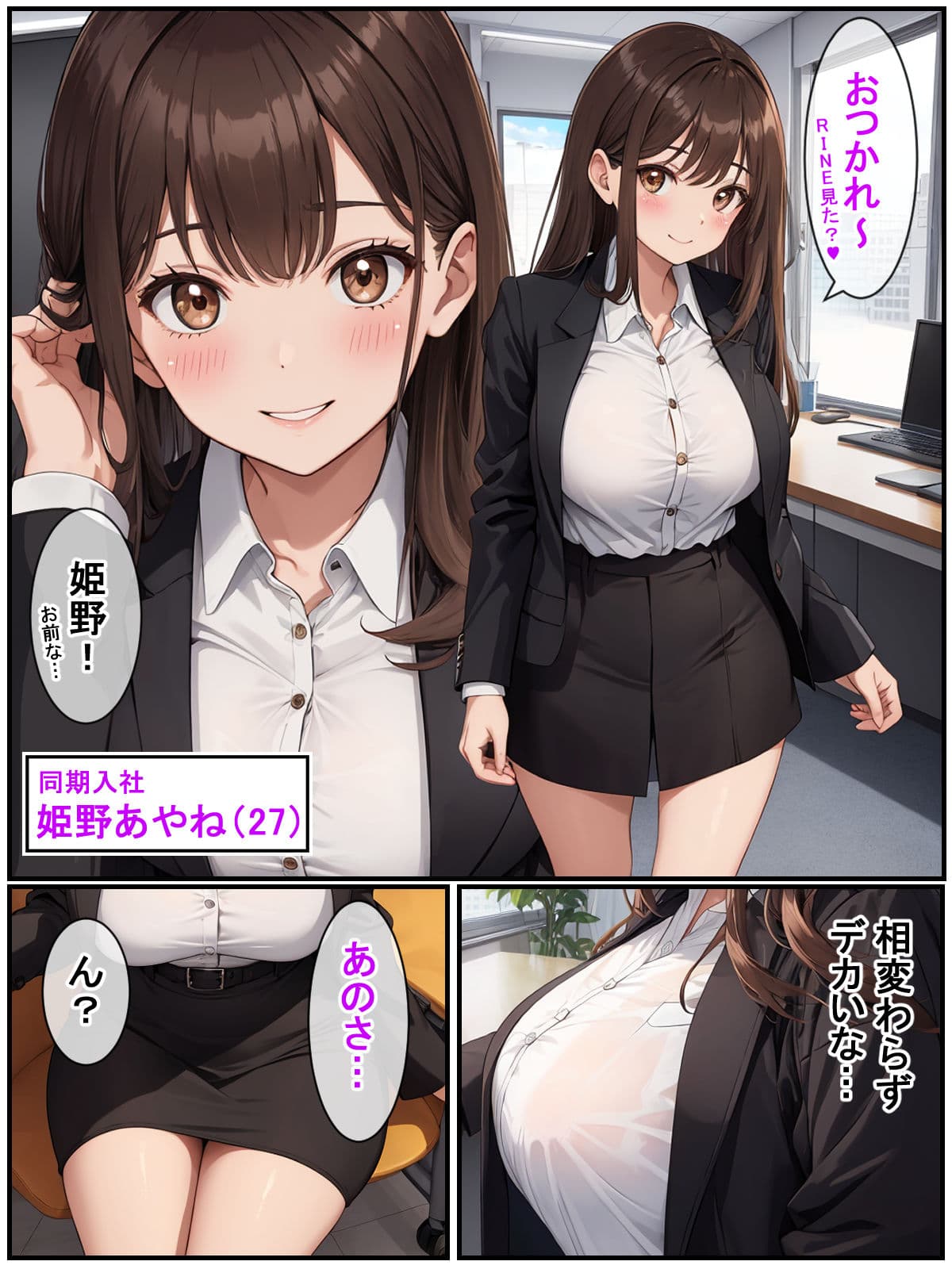 「セックス休暇」を取得して会社の後輩・同僚とヤリまくった結果 サンプル画像 7