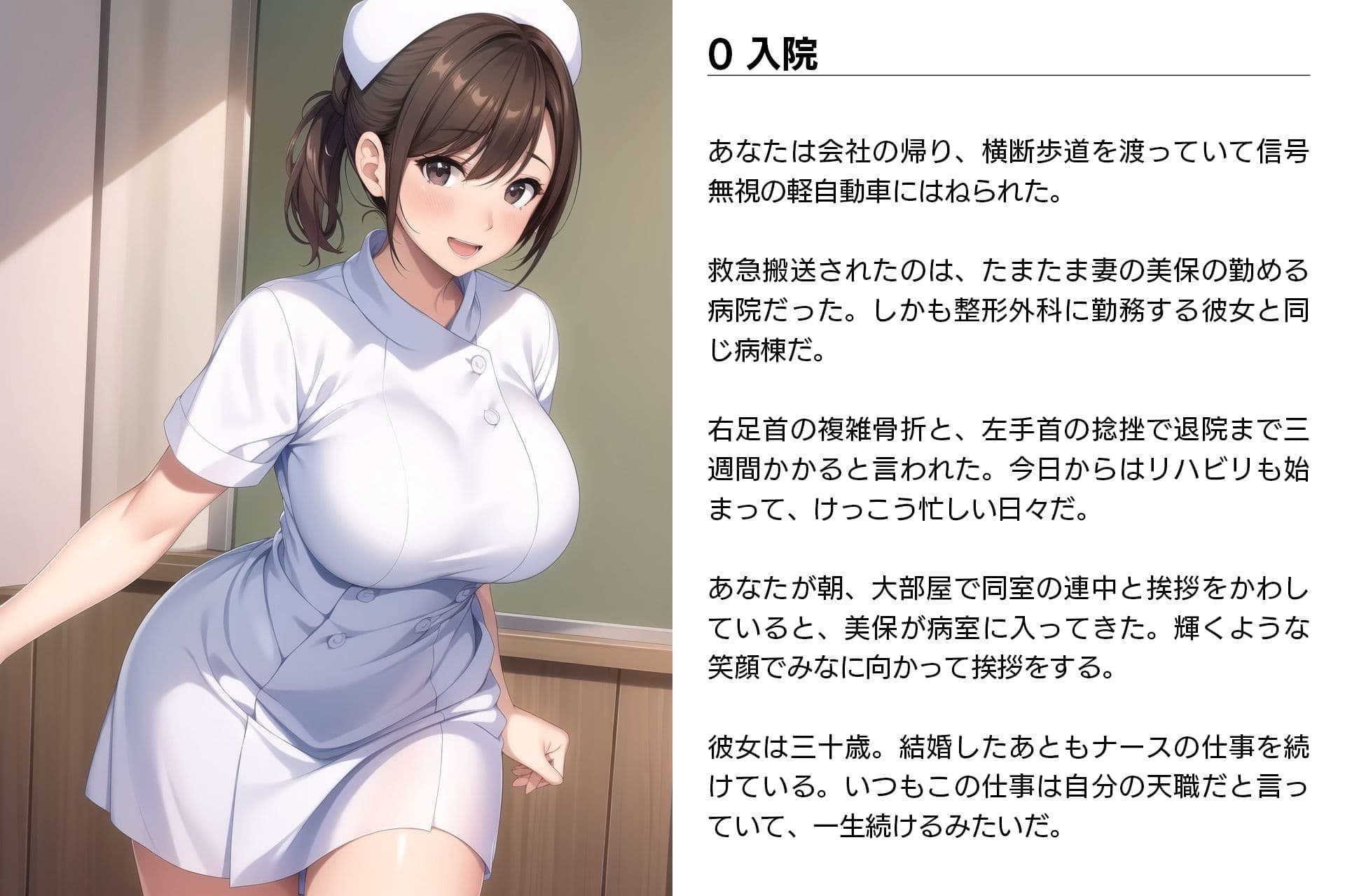 ネトラレ看護師妻・美保〜妻は病院のアイドルだった（性的な意味で）（CGノベル/NTR） サンプル画像 4