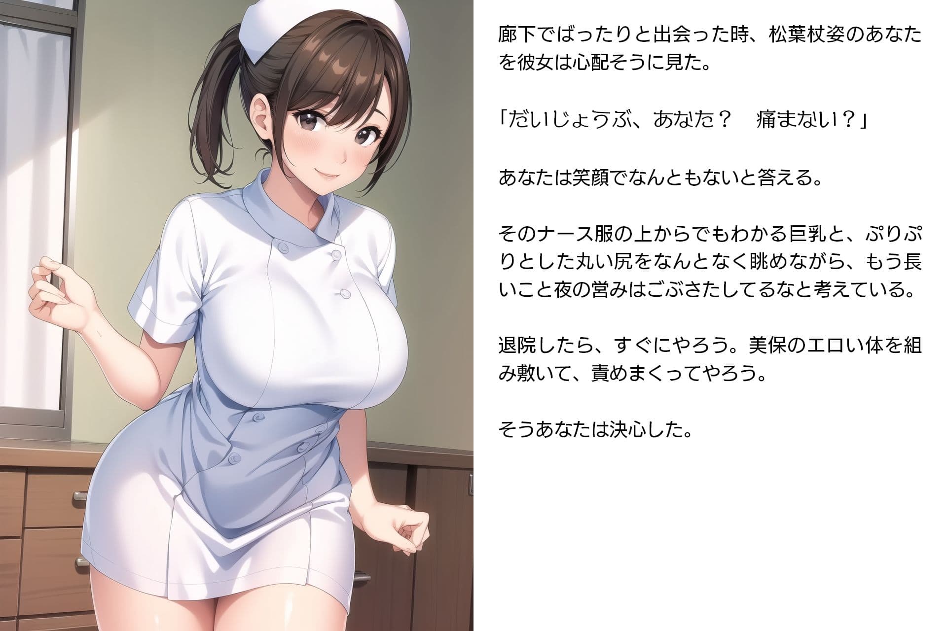 ネトラレ看護師妻・美保〜妻は病院のアイドルだった（性的な意味で）（CGノベル/NTR） サンプル画像 6
