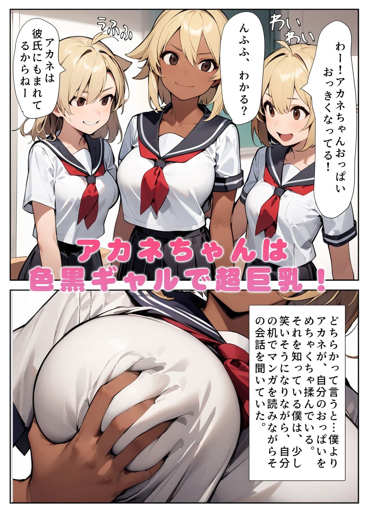 巨乳めちゃくちゃもませてくれる図書委員のギャル サンプル画像 1