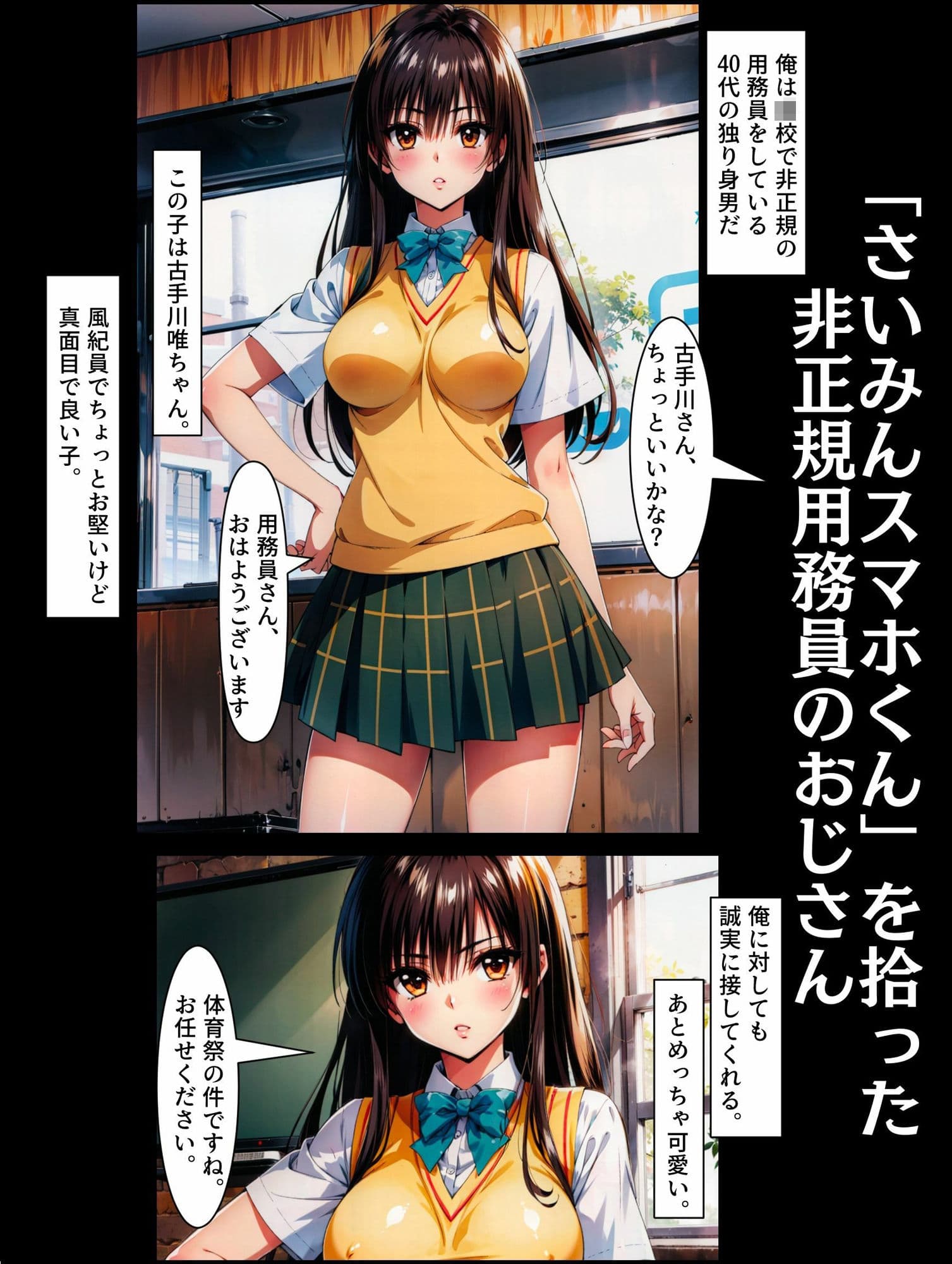 古手○唯、催●種付おじさんにメス堕ちするまでの話 サンプル画像 1