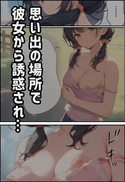 田舎に残してきた幼馴染が、野外H大好きなドスケベ女子になった話 サンプル画像 3