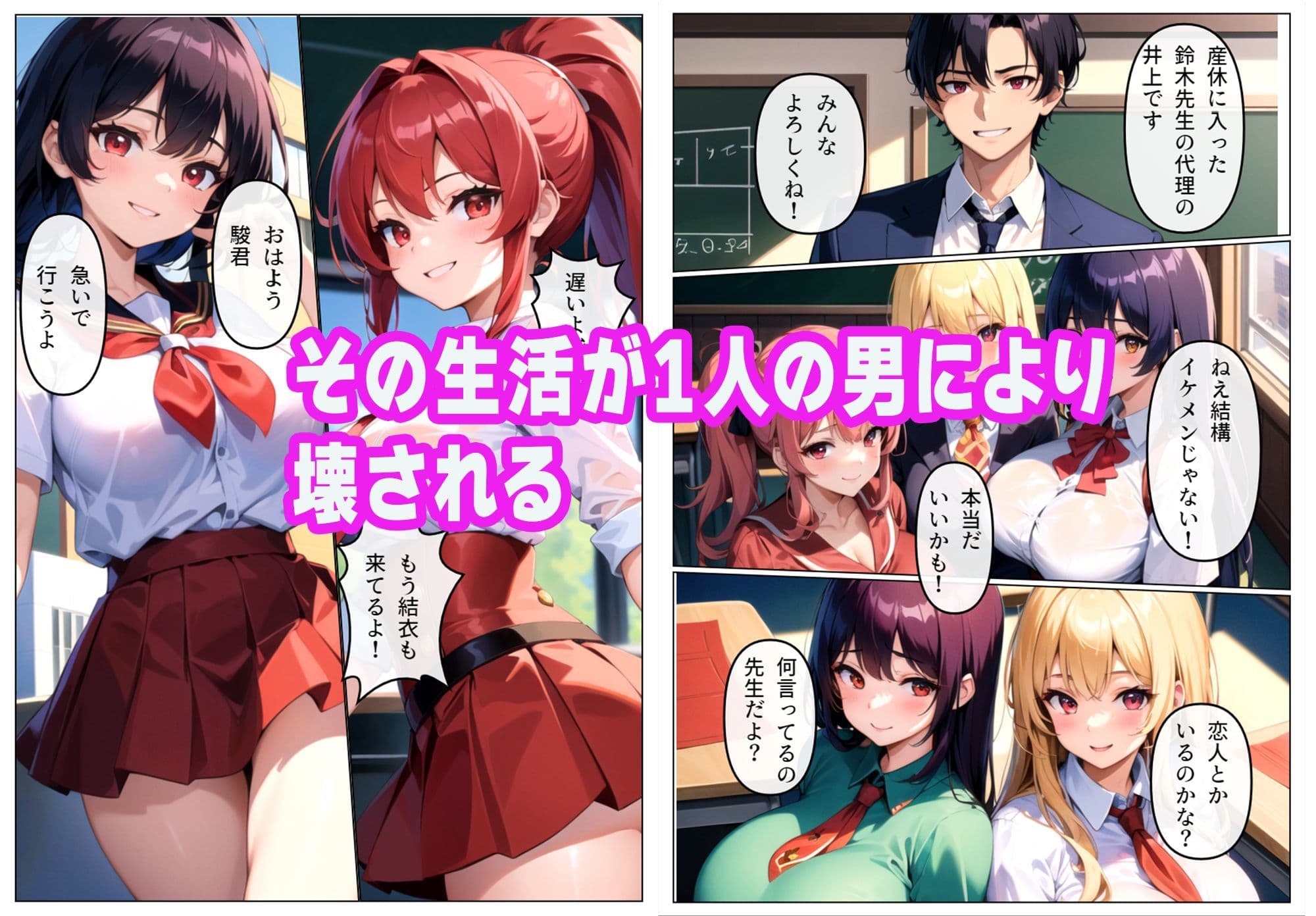 ヤリチン教師に狙われた幼馴染-序章- サンプル画像 2