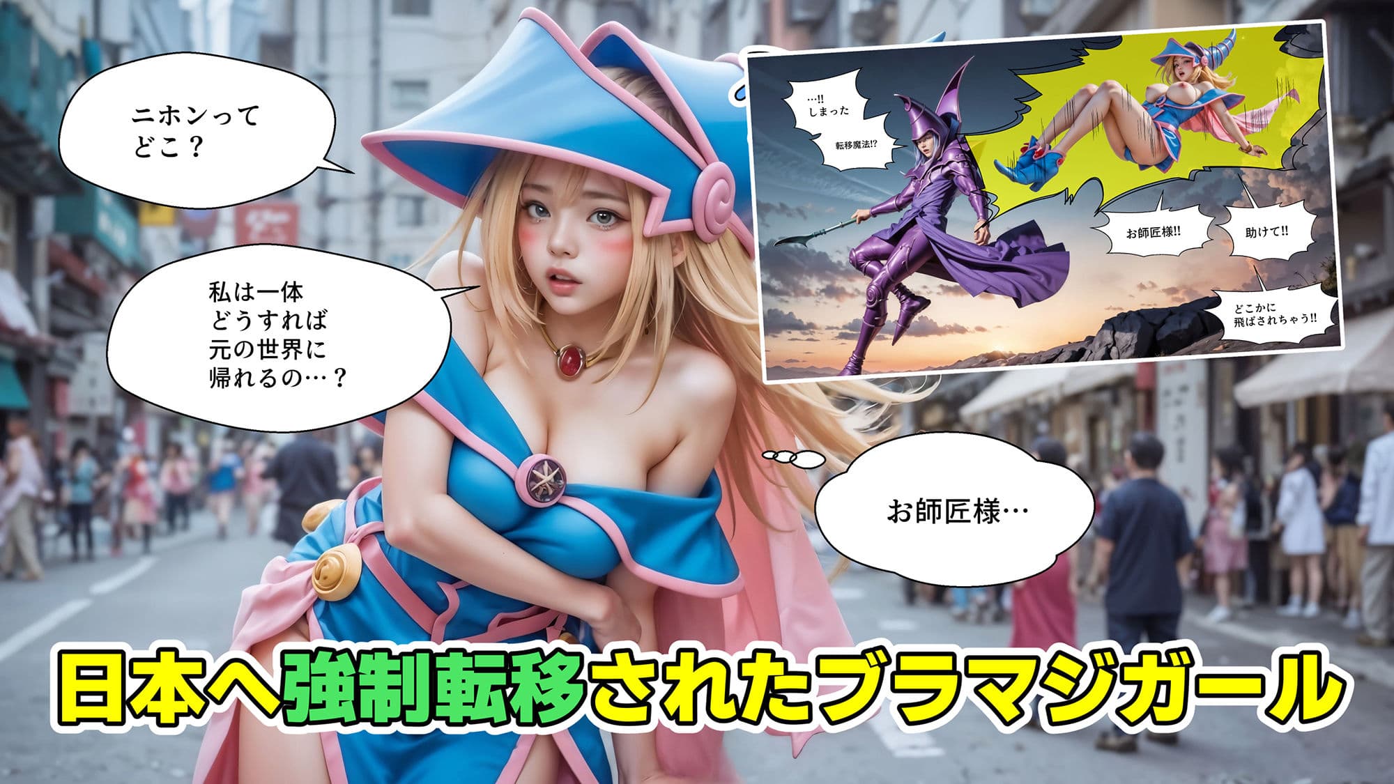 万引きブラマジガール in Japan【4Kマンガ＋写真集】 サンプル画像 1