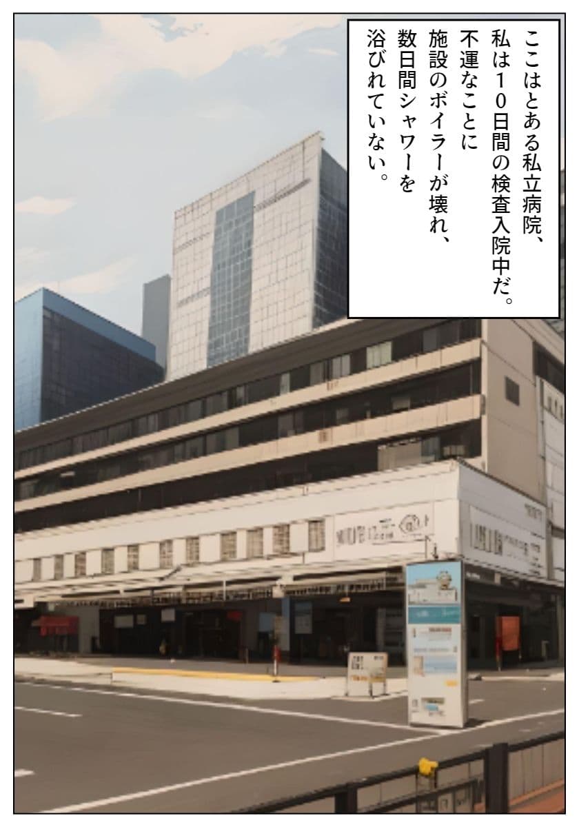 ナースにちんちん拭いてもらった話 サンプル画像 2