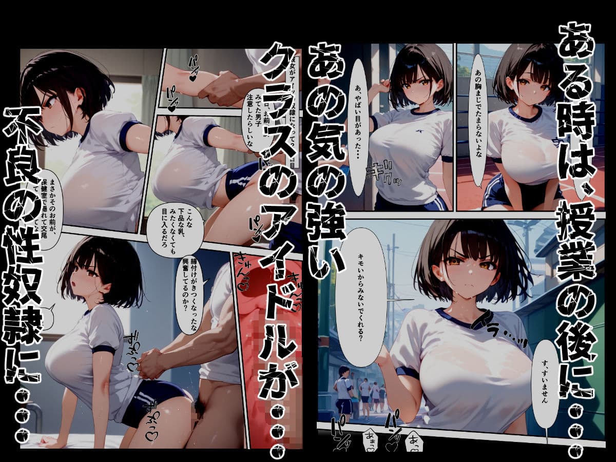 ボクを守るために不良の性奴●になっても絶対に堕ちないカノジョ サンプル画像 7