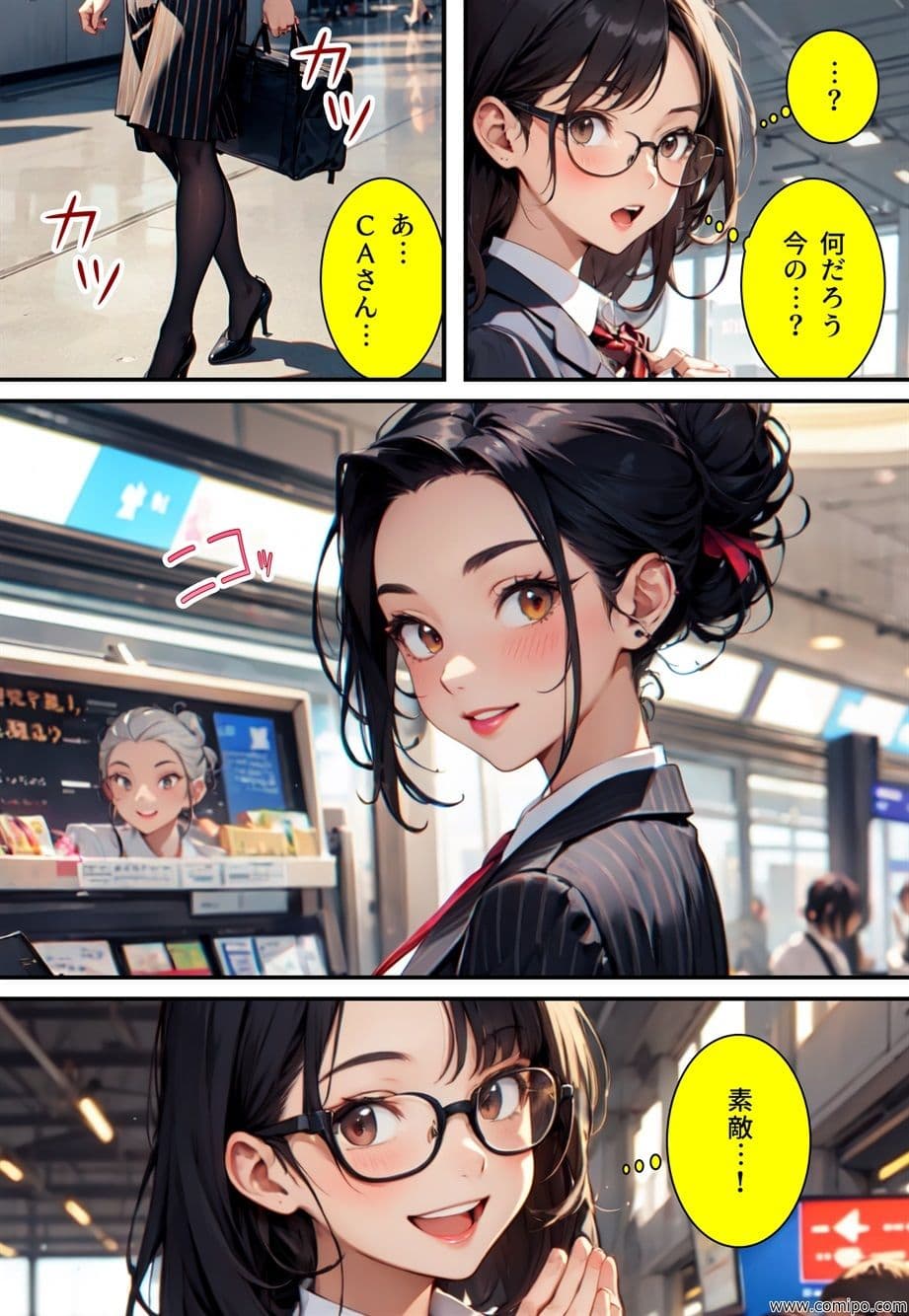 真・正義戦士ジャスティス・ボーイ 完全版 第5巻 「改造怪人・メガネ娘とCA制服」 サンプル画像 3