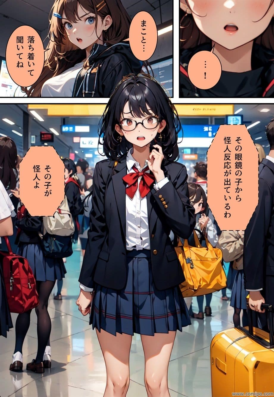 真・正義戦士ジャスティス・ボーイ 完全版 第5巻 「改造怪人・メガネ娘とCA制服」 サンプル画像 10