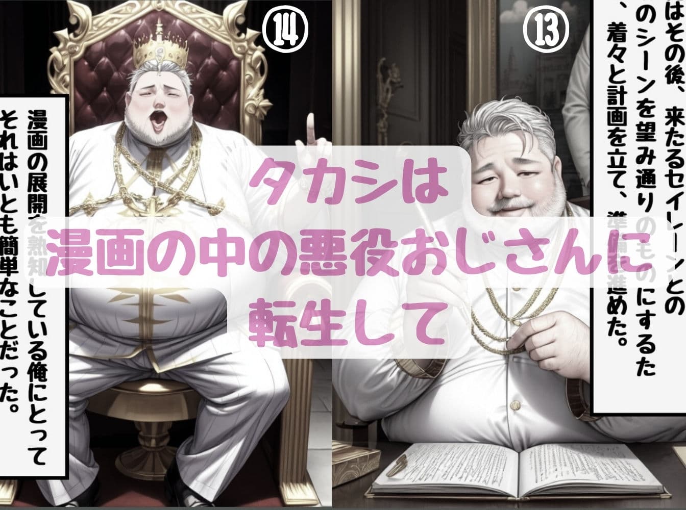 漫画の悪役に転生したオジサンが最強美女ヒロインに〇〇しちゃう話 サンプル画像 6