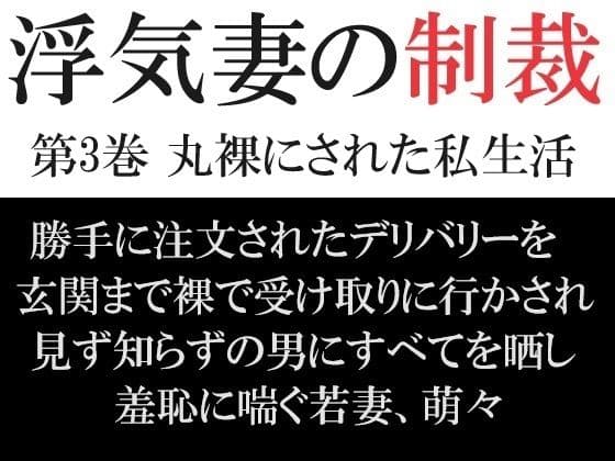 浮気妻の制裁 第3巻 丸裸にされた私生活