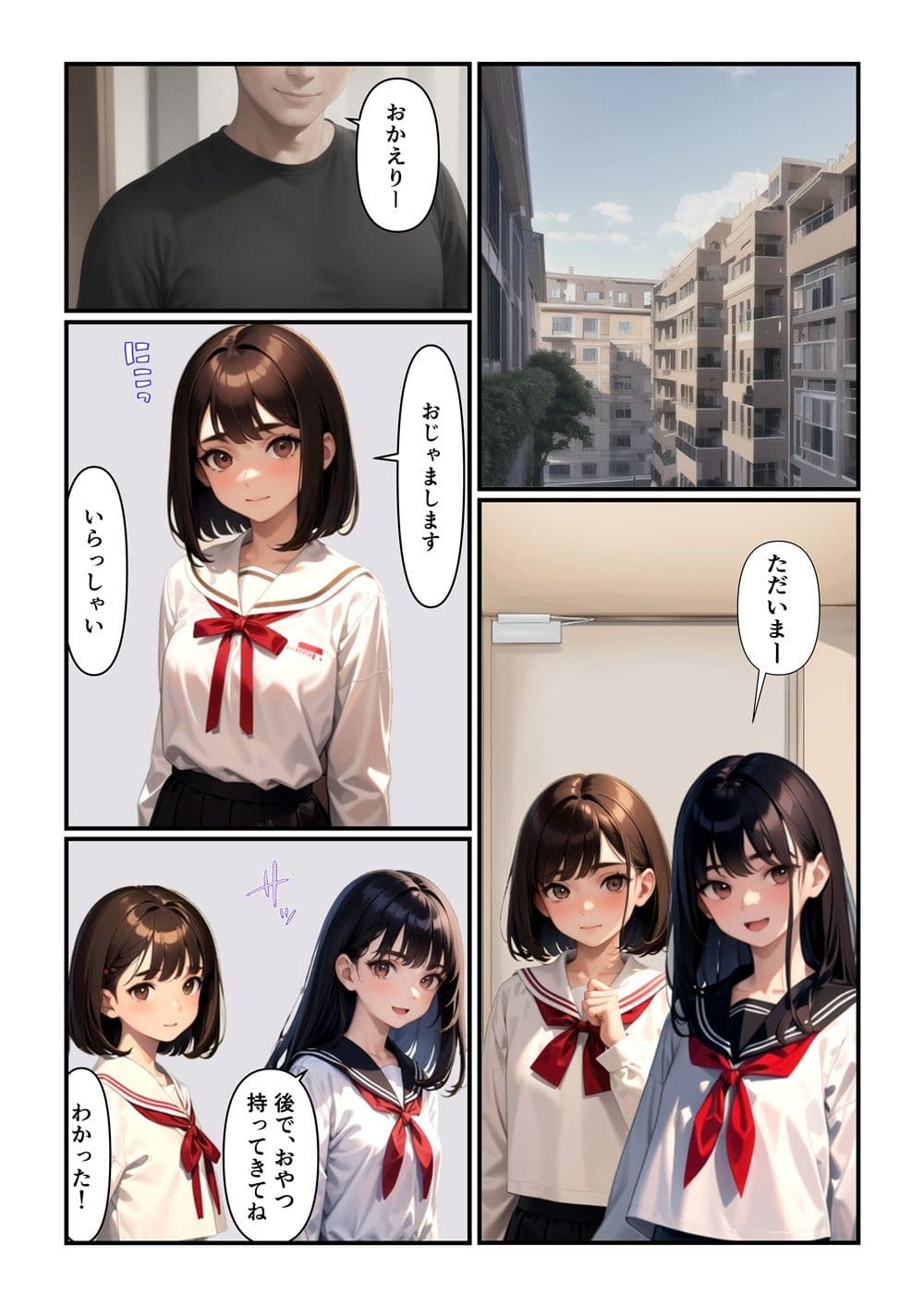 娘の友達に背徳種付けプレス サンプル画像 1