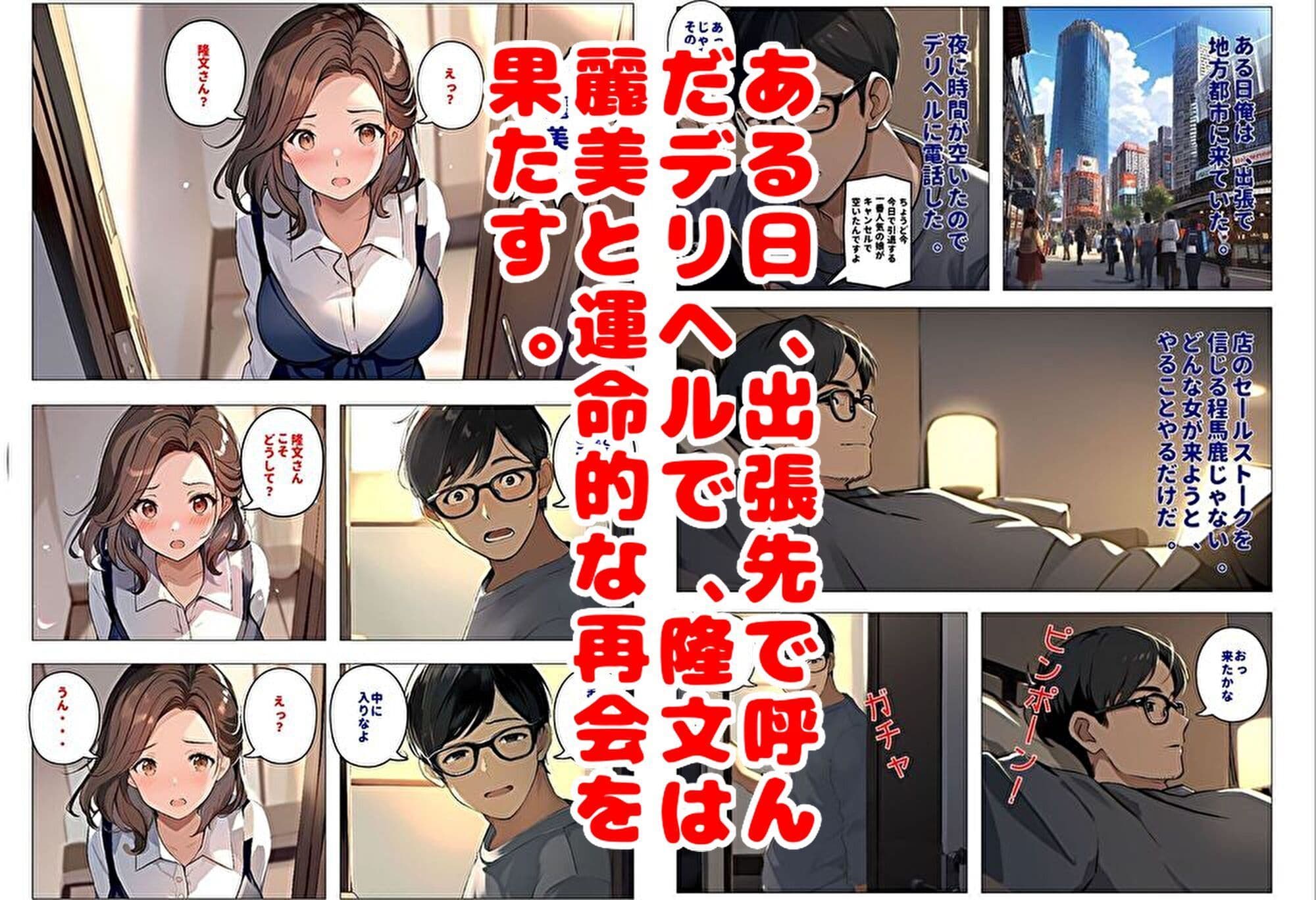 間男の提案に乗って不倫現場を目撃したら、最愛の妻が土下座してセックスのお願いをした。後編ルート2「2年後の再会編」 サンプル画像 3