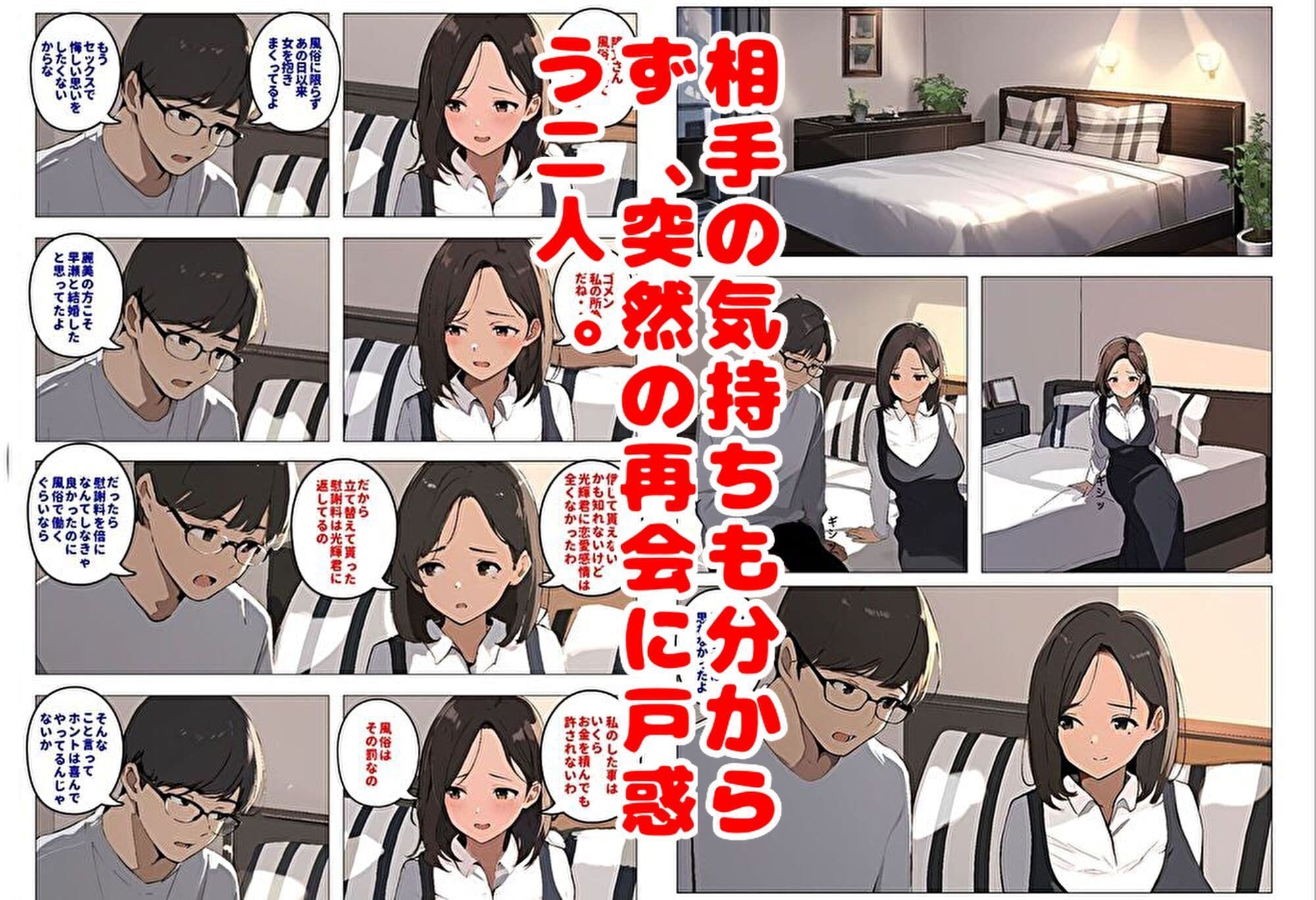 間男の提案に乗って不倫現場を目撃したら、最愛の妻が土下座してセックスのお願いをした。後編ルート2「2年後の再会編」 サンプル画像 4