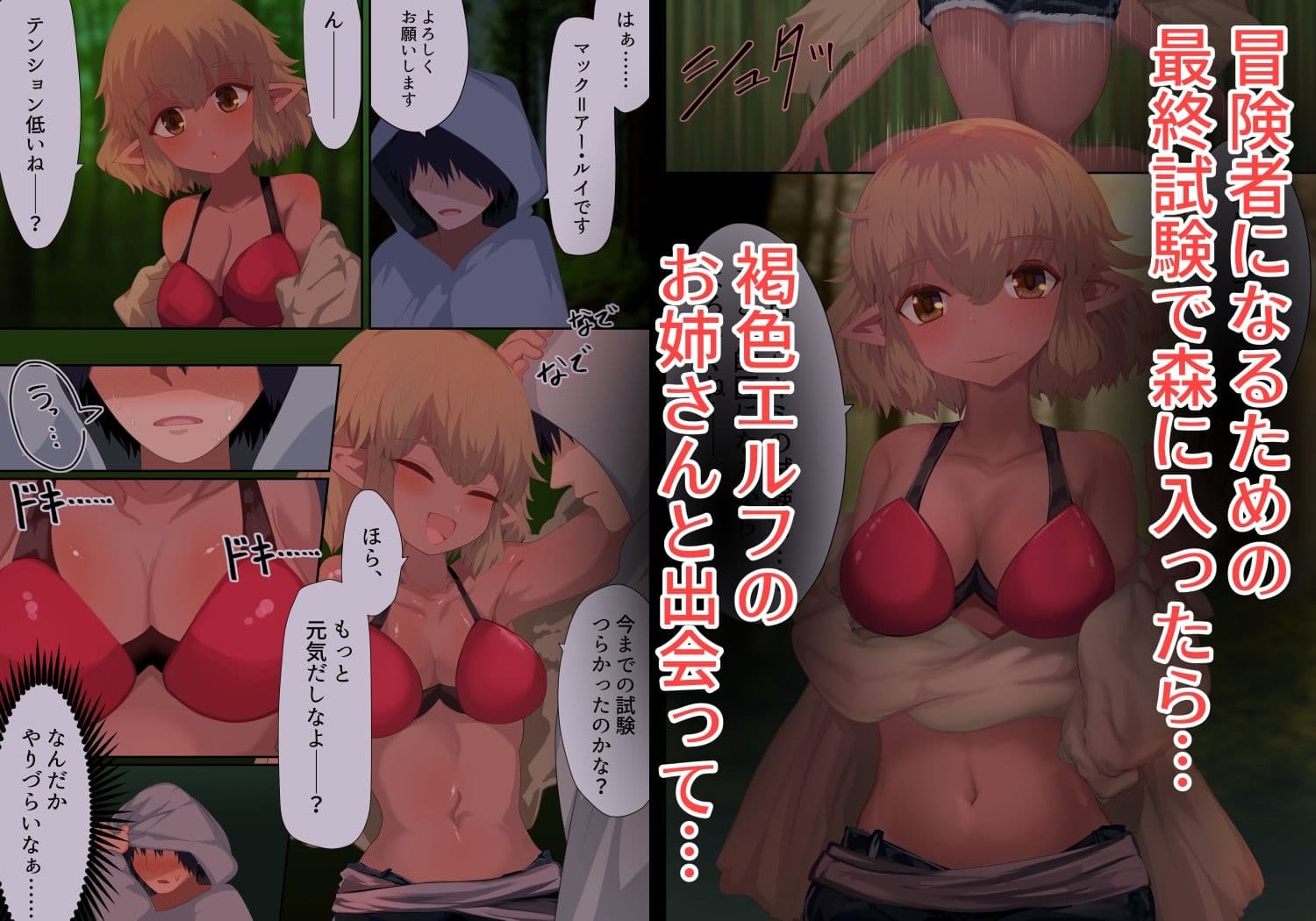 褐色エルフがボクを狂わせる サンプル画像 1