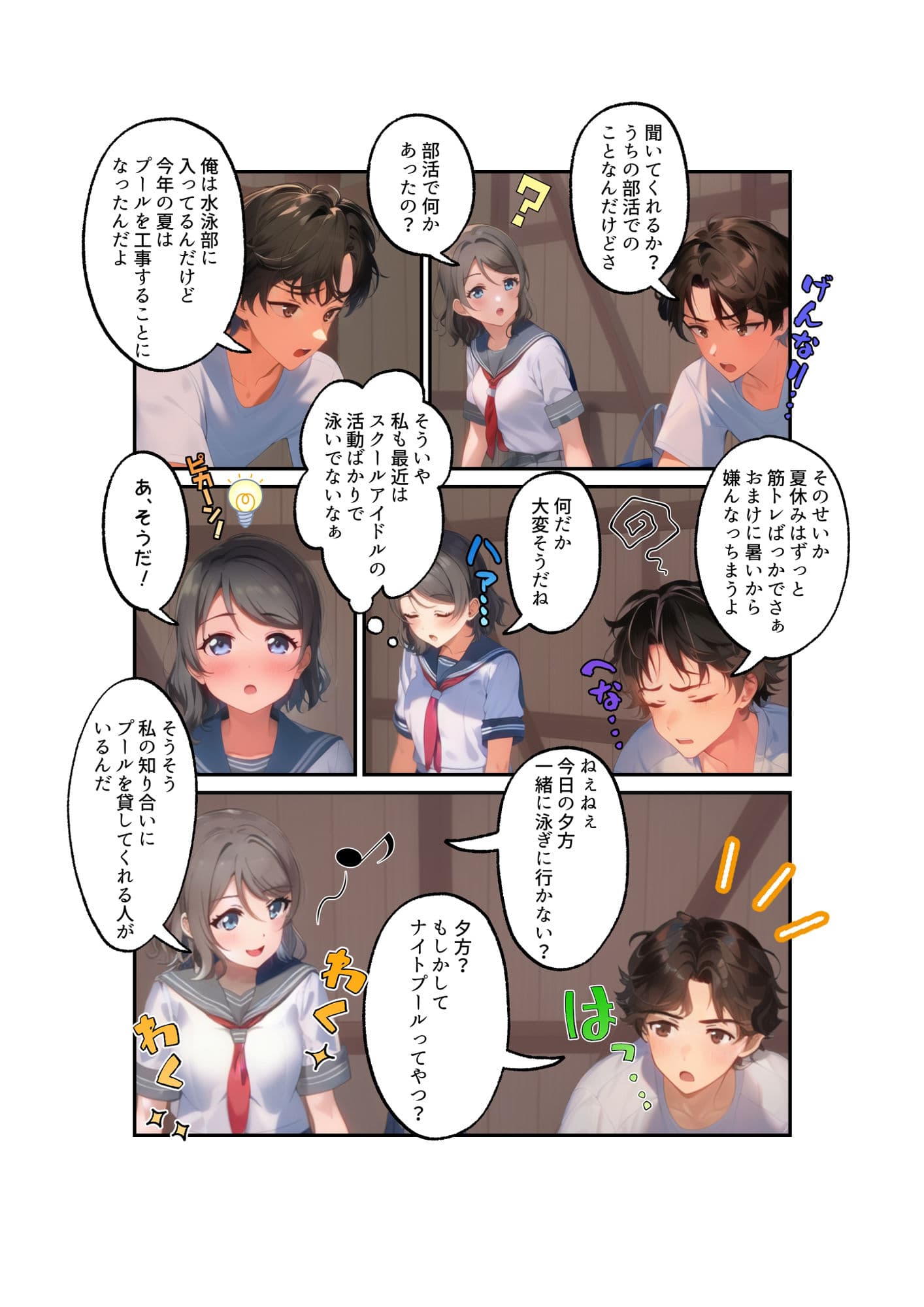 Aqours Private Lover ‐渡〇曜‐フルカラー版 サンプル画像 2