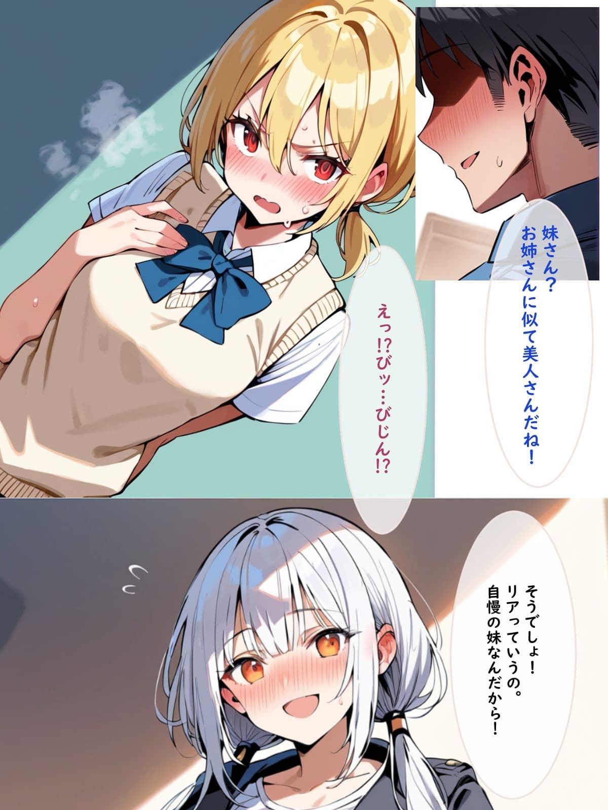 彼女の妹に気に入られて隙をつかれて襲われる話 サンプル画像 8