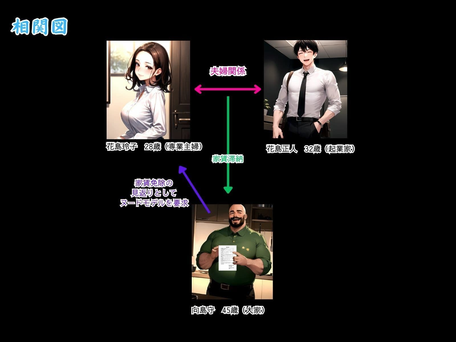 新 人妻専従契約 〜家賃滞納の代償は恥辱のハメ撮り撮影〜 サンプル画像 1