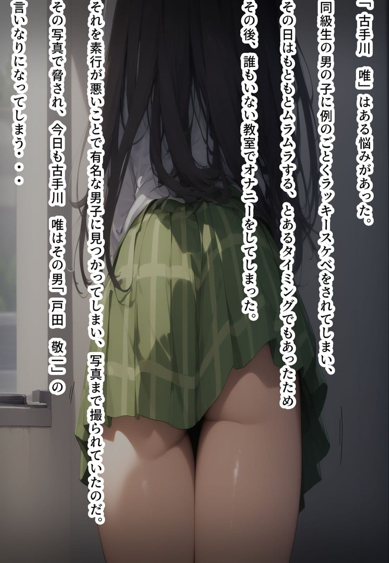 固い性格のあの子が嫌な奴に性欲まみれに調教されてエロエロな件古〇川唯 サンプル画像 1