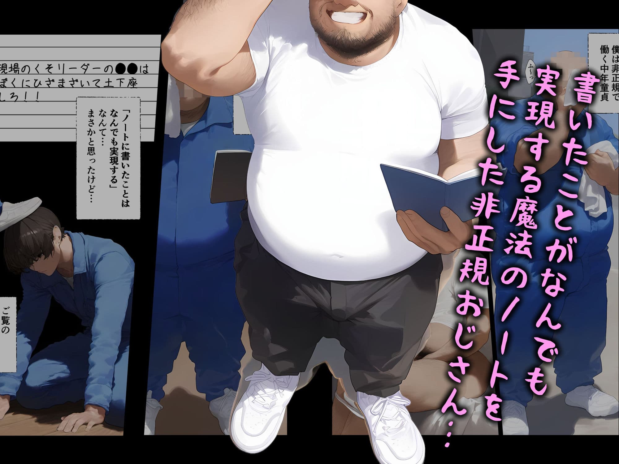 たわわ女子たち魔法のノートで言いなり支配、おじさん子孫妊娠中 サンプル画像 2