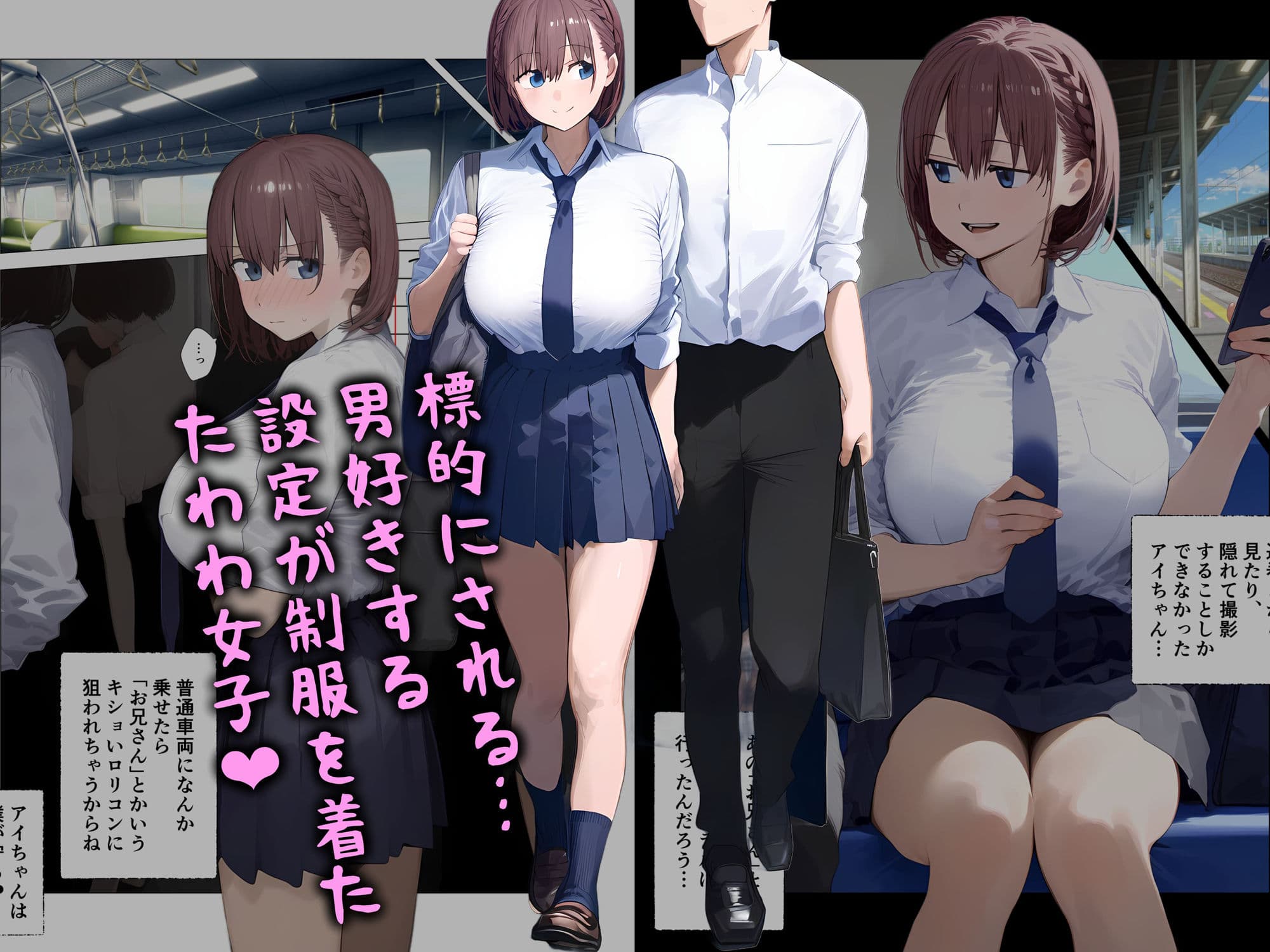 たわわ女子たち魔法のノートで言いなり支配、おじさん子孫妊娠中 サンプル画像 3