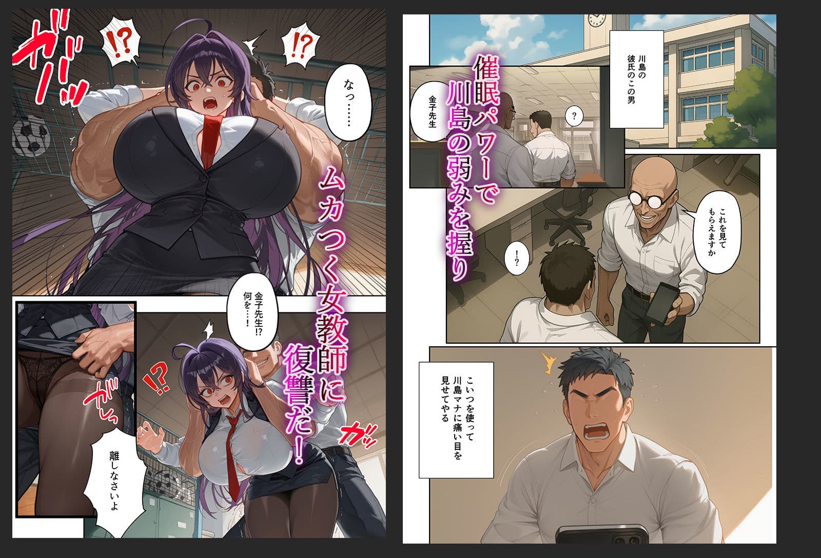 ムカつく女教師を強●妊娠！催◯リベンジ！＃2 サンプル画像 4