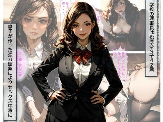 媚薬奴●・俺を見下す学校理事長の母を奴●化した件 サンプル画像 1