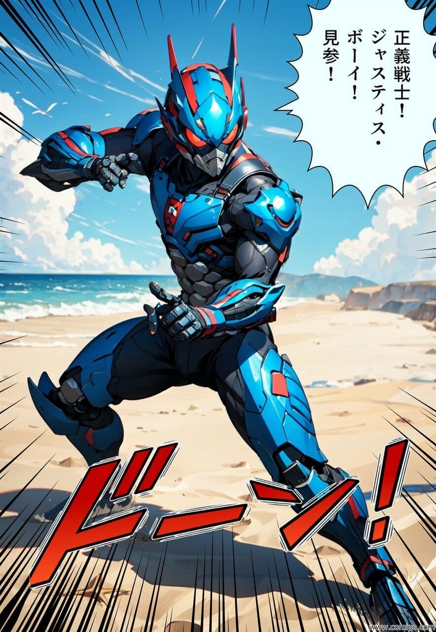 真・正義戦士ジャスティス・ボーイ 完全版 第6巻 「怪人・クラゲ〇僧とビキニ水着」 サンプル画像 5