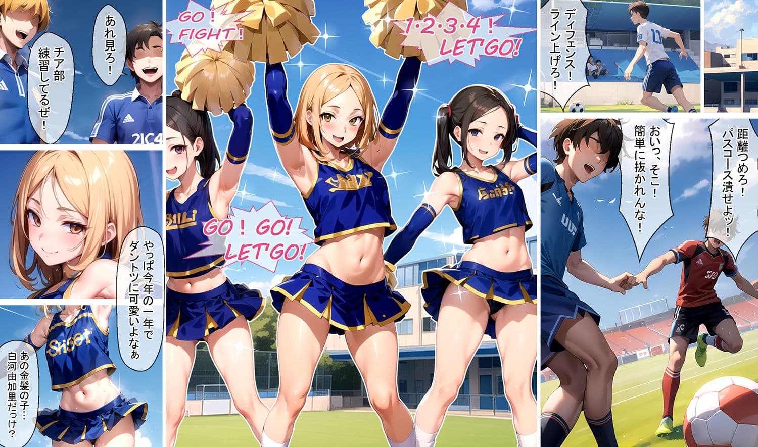 寝取られチアダンス 俺の彼女がビッチにされるまで サンプル画像 4