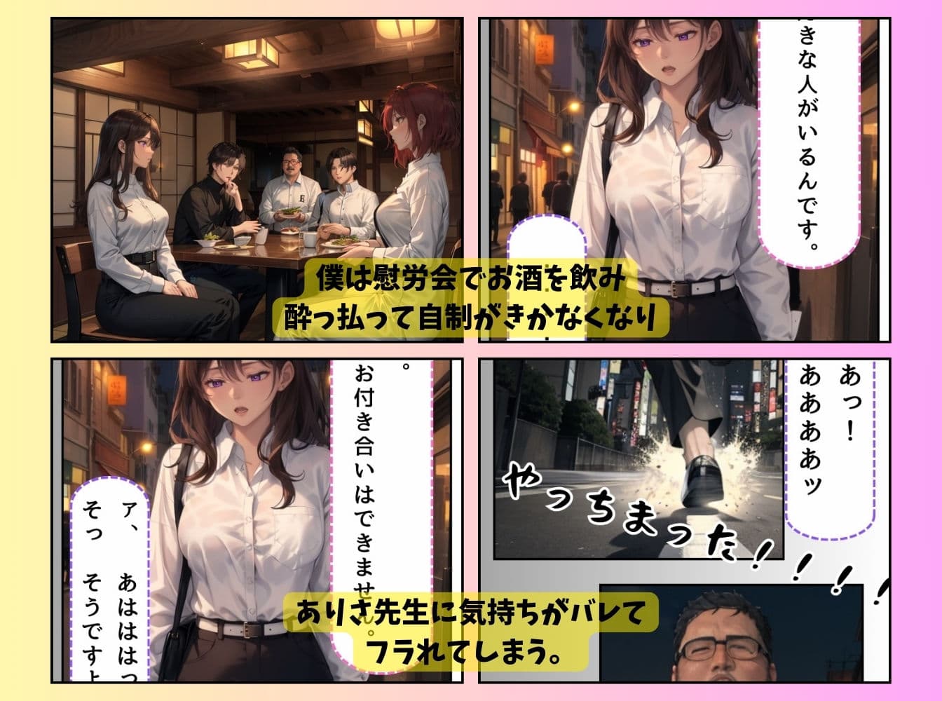 透明おじさんに襲われた女教師 サンプル画像 2