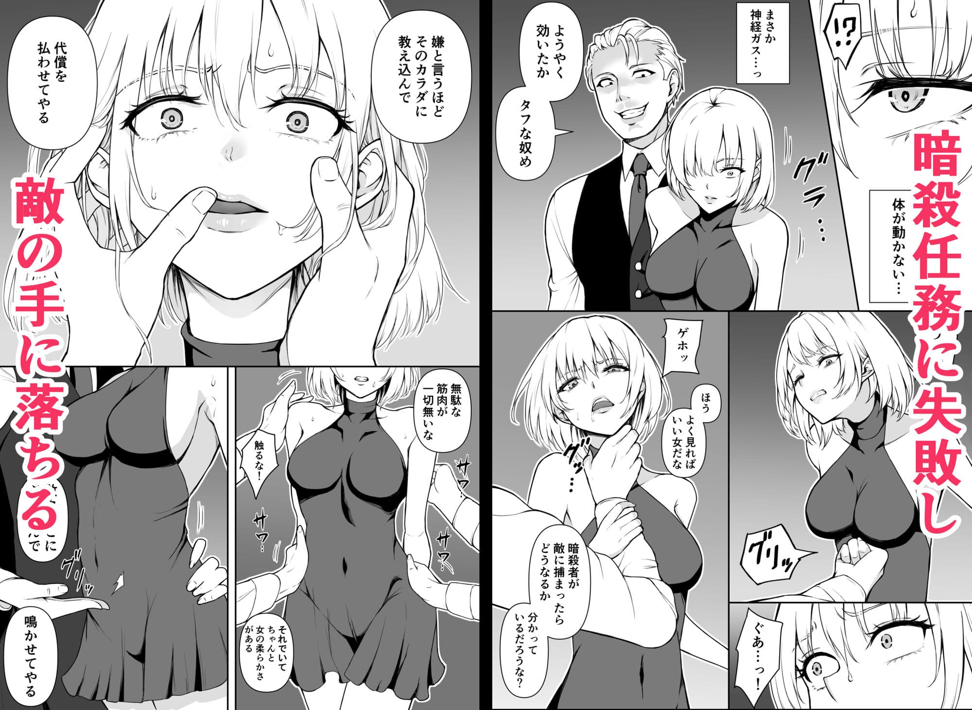 女アサシン辱 サンプル画像 1