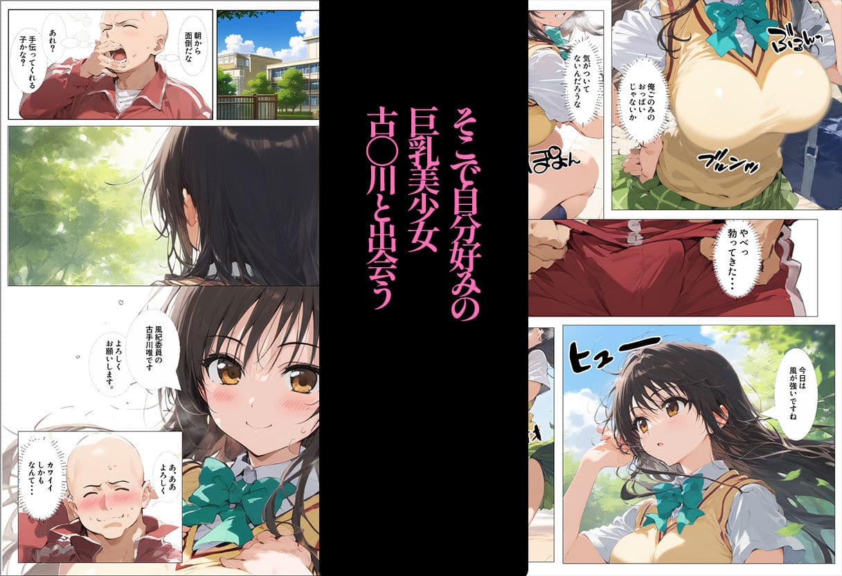 古〇川唯、絶倫キモ教師の肉便器になった話 サンプル画像 2