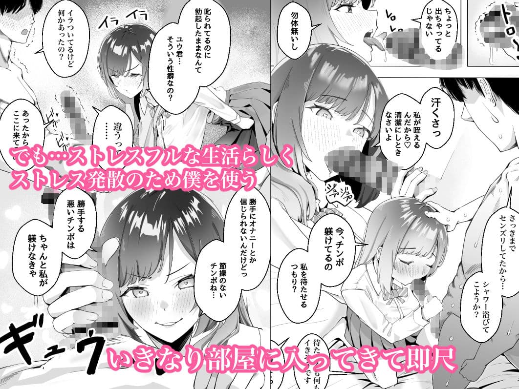 幼馴染のギャルが僕を性欲処理に使っている件 サンプル画像 2